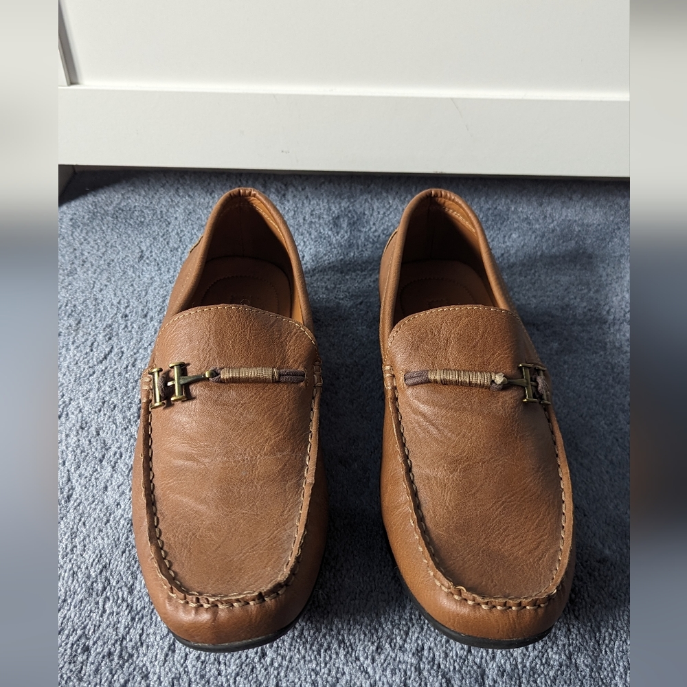 Tommy Hilfiger brown men's loafers